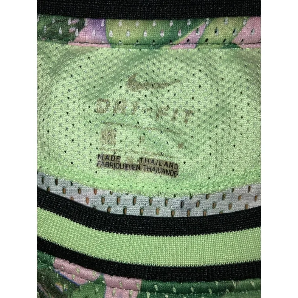 Nike Leaf Basketball‎ Jersey Green Pink Boys Size Large Youth